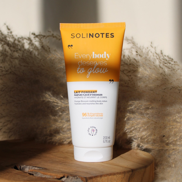 Lait corps parfum fleur d'oranger de la marque Solinotes