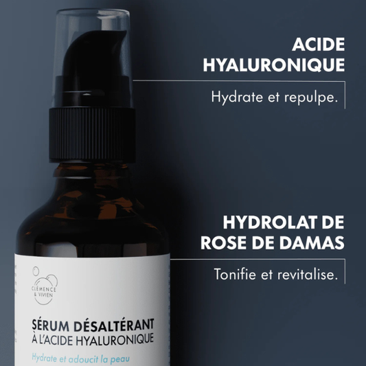 Sérum à l'acide hyaluronique de la marque Clémence & Vivien