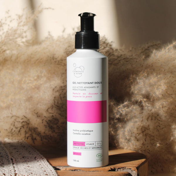 Gel nettoyant doux pour peaux sensibles – Nettoie sans irritations