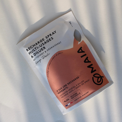 Recharge spray multi-usages à diluer - Orange Basilic de la marque Maia Home