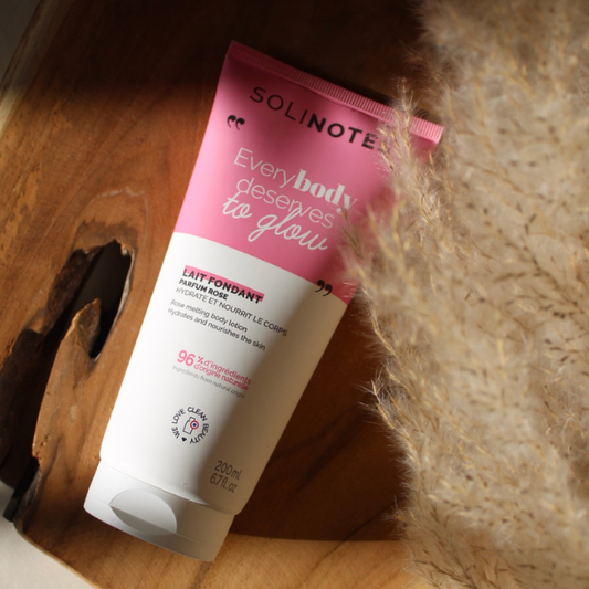 Lait corps à la rose de la marque Solinotes