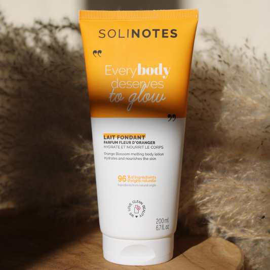 Lait corps parfum fleur d'oranger de la marque Solinotes