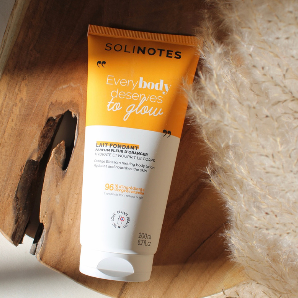 Lait corps parfum fleur d'oranger de la marque Solinotes