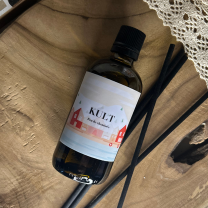 Diffuseur édition limité de Noël - senteur feu de cheminée de la marque Kult Collection