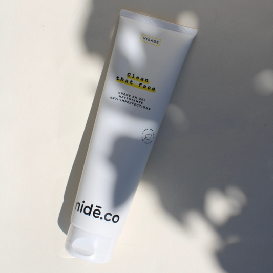 Crème en gel nettoyante anti-imperfections de la marque Nidéco