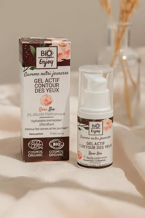 Gel actif contour des yeux de la marque Born To Bio