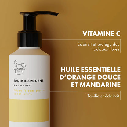 Toner illuminant de la marque Clémence & Vivien