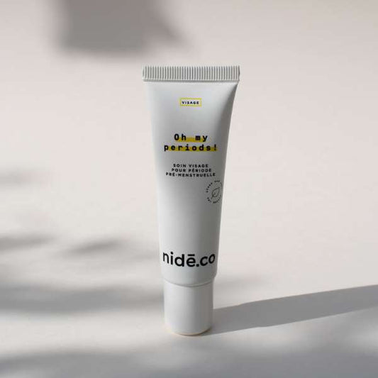 Soin visage pour la période pré-menstruelle de la marque Nidéco